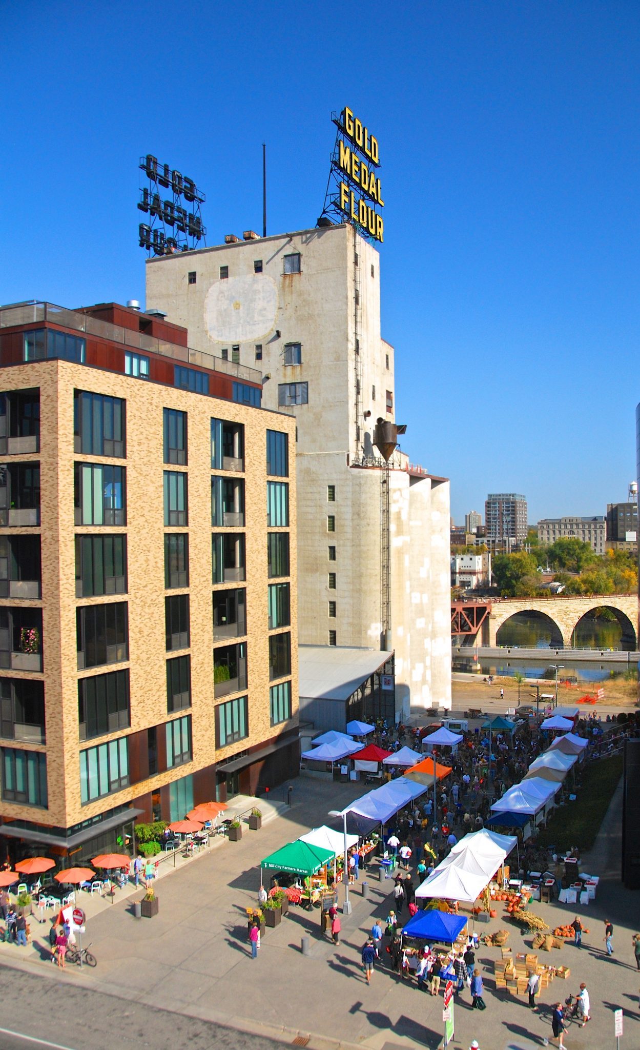 About Mill City Farmers Market   Aerial Market Shot Vertical E1522687387604 