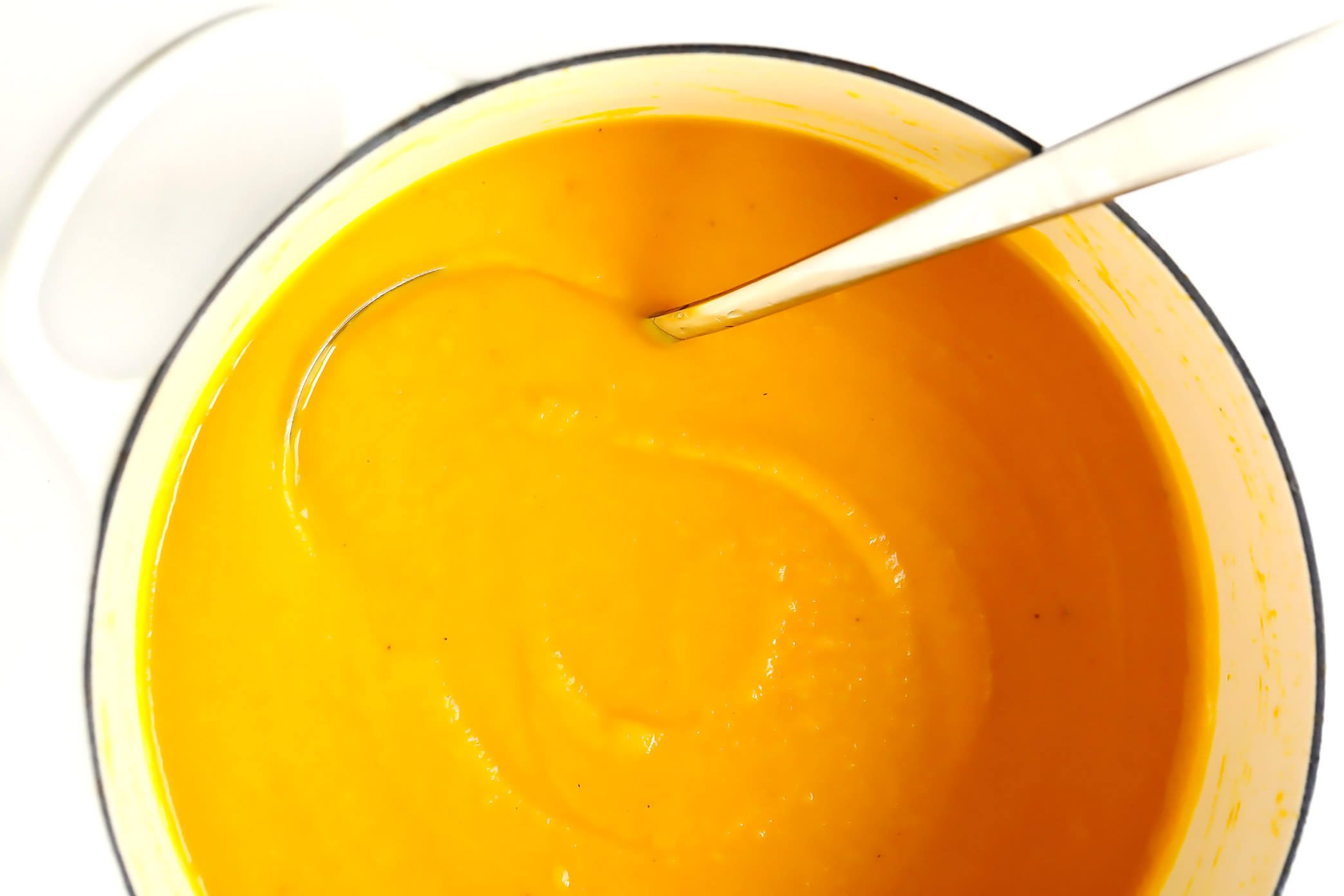 Maple Squash Soup with Coconut and Apple Cider Mill City Farmers Market