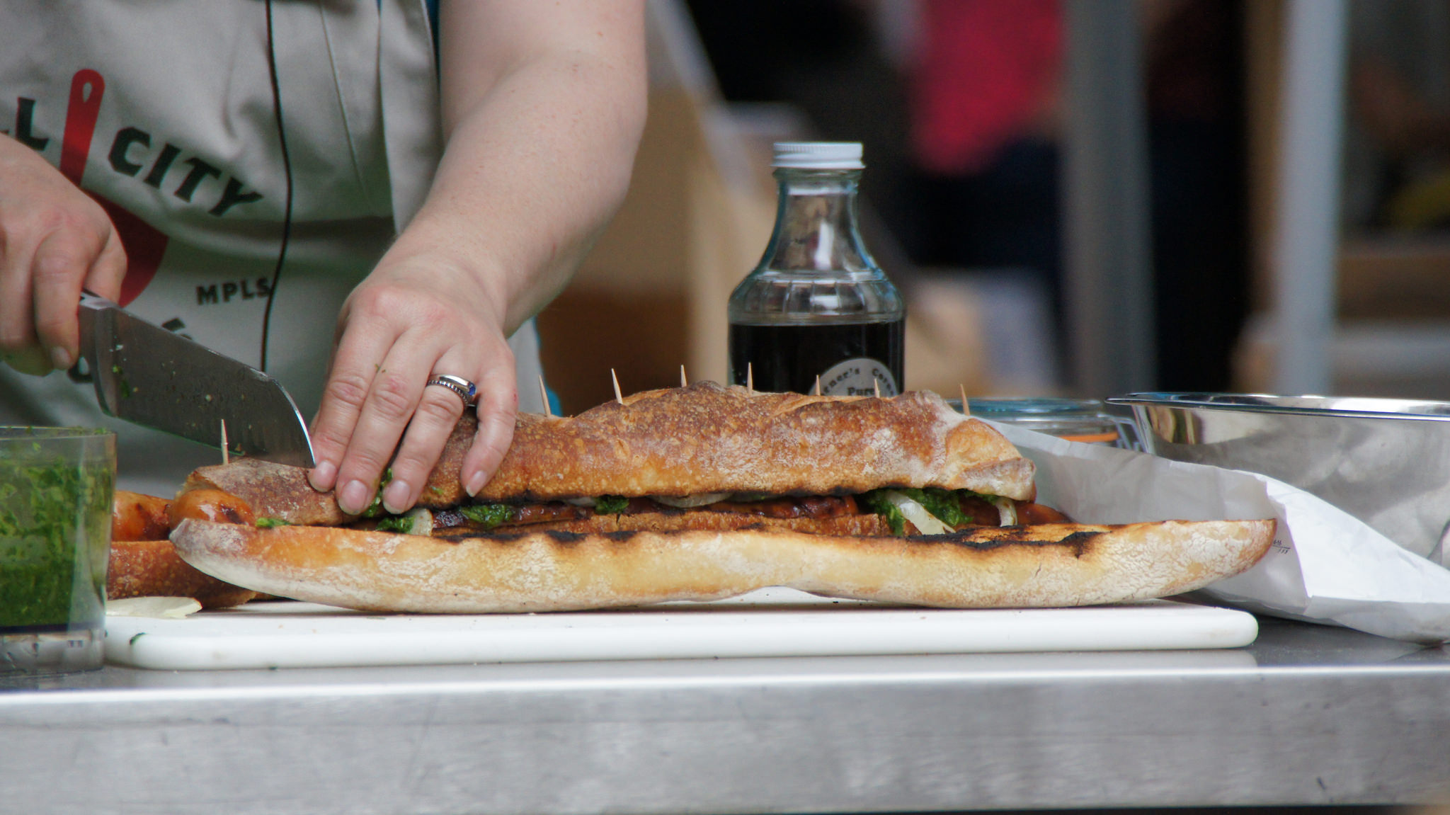 Choripan Argentinian Sausage Sandwiches with Chimichurri Mill City