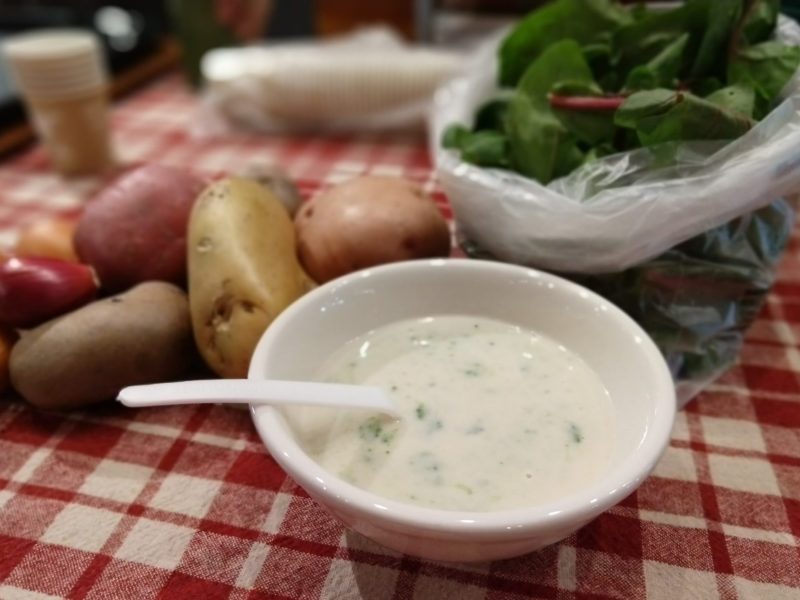 Potato & Spring Onion Soup