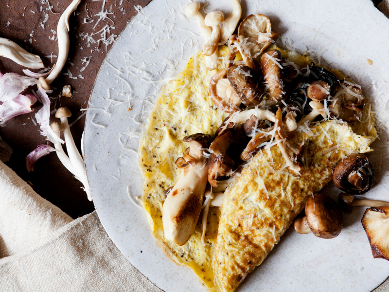 Mushroom Omelete Recipe