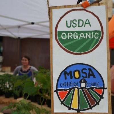 Sustainability Statement USDA Organic Sign